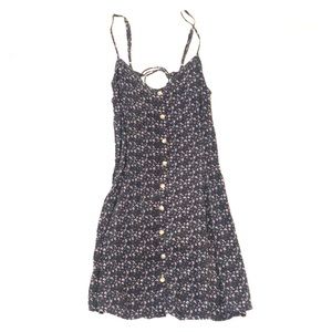 American Eagle Floral Button Down Dress